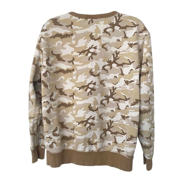 Adidas Youth Originals R.Y.V. Camouflage Crew Sweatshirt Multicolor-Cardboard XL - Picture 2 of 6
